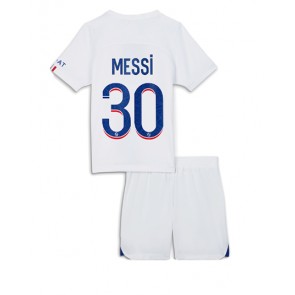 Paris Saint-Germain Lionel Messi #30 babykläder Tredje Tröja barn 2022-23 Korta ärmar (+ Korta byxor)